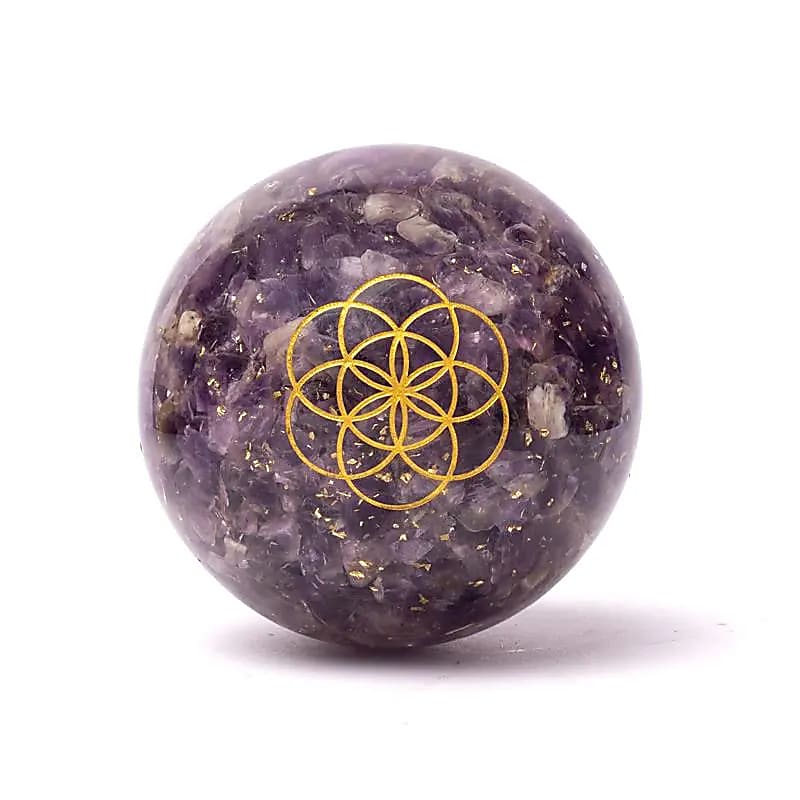 Orgonit Kugel Amethyst