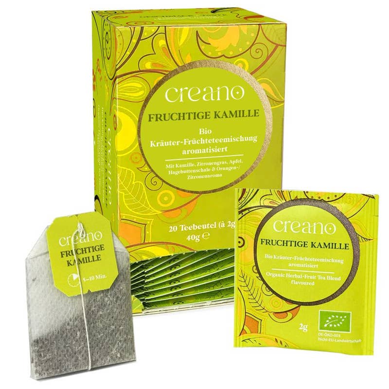 20er Pack Bio-Teebeutel Fruchtige-Kamille*