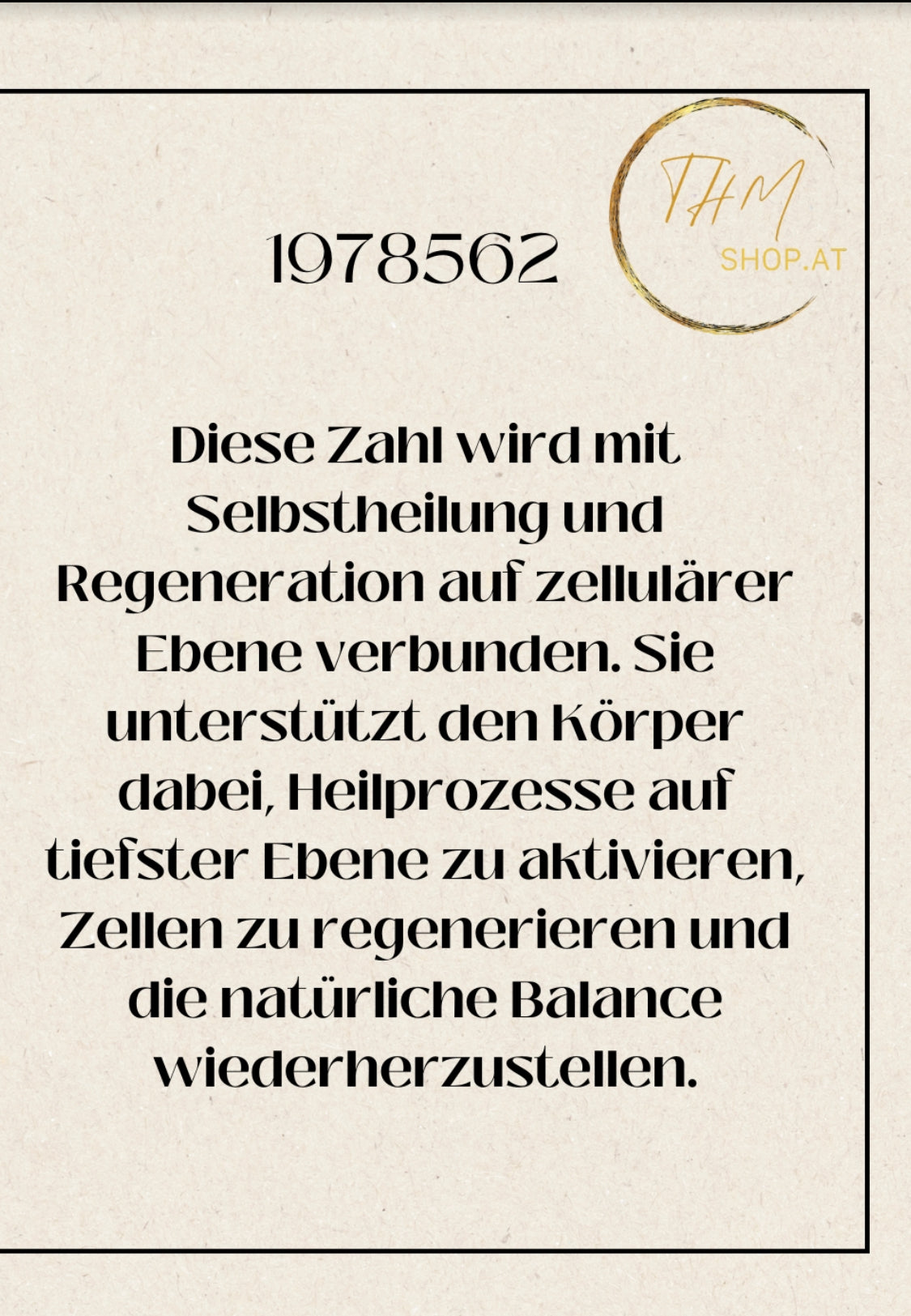 Glas mit Gravur Zahlen von Grabavoj“ „Selbstheilung zellulare Ebene“