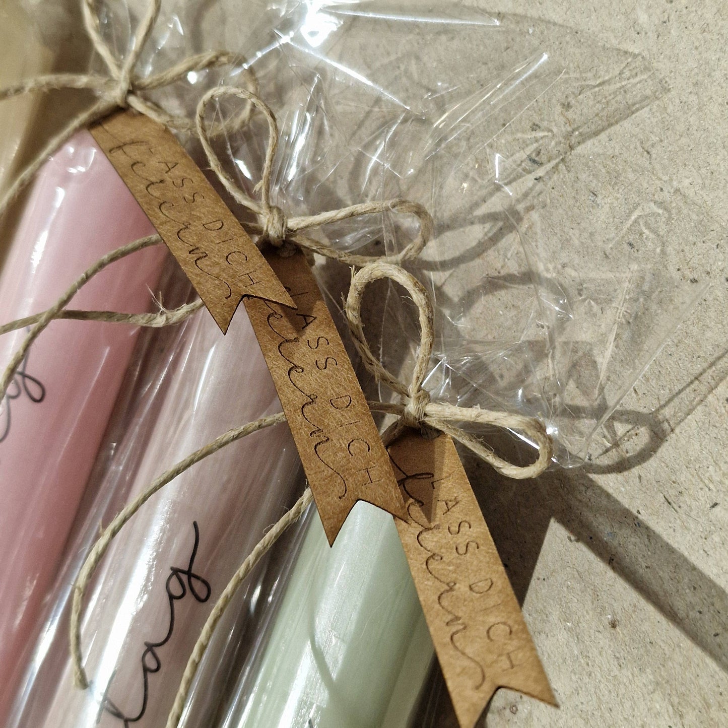 "Alles Liebe zum Geburtstag" Stabkerze | Geschenk | Feiern: Mix-Box Bunt (Mischung aus allen 6 Farben)