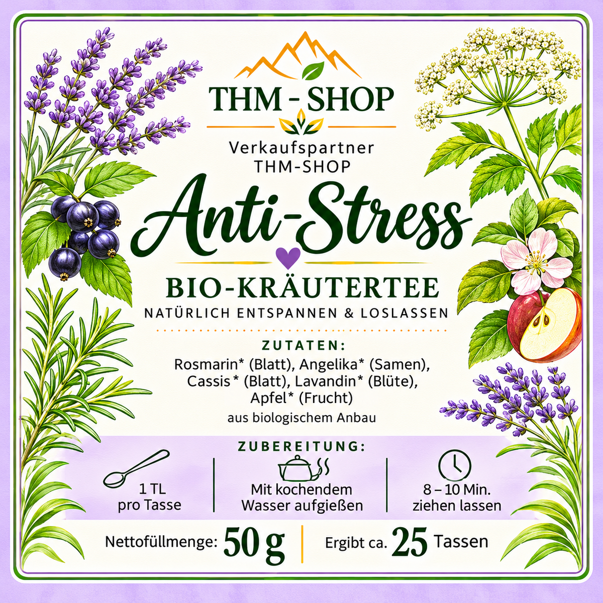 Bio-Kräutertee „Antistress “ 50 g