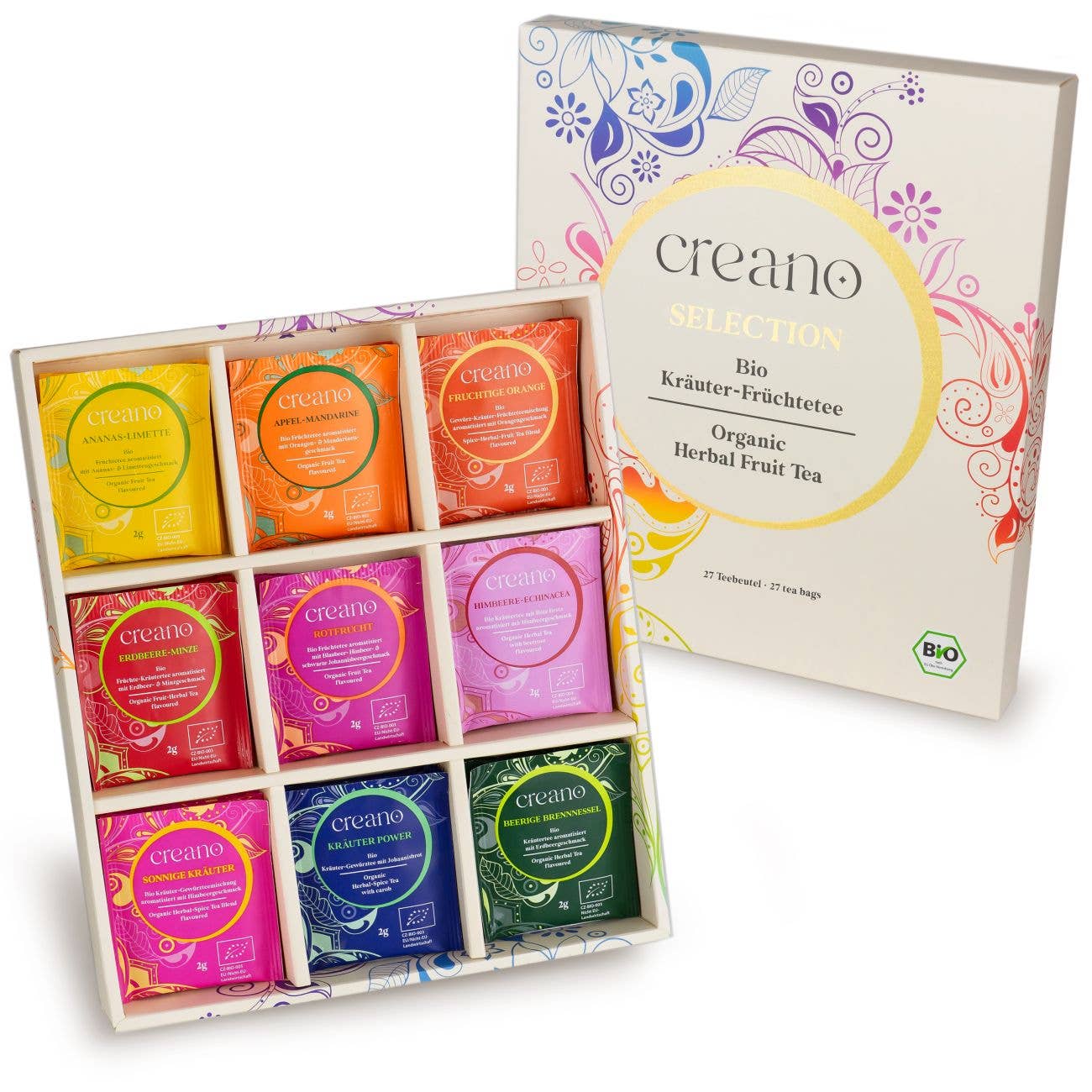 Bio Teemischung 27er Geschenkset 54g