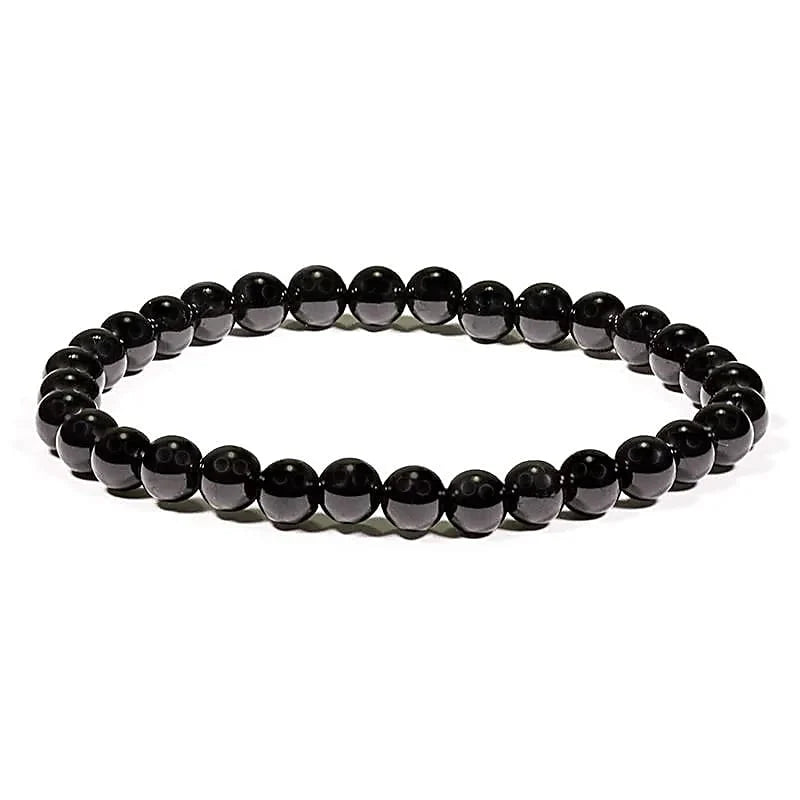 Armband schwarzer Turmalin 5mm