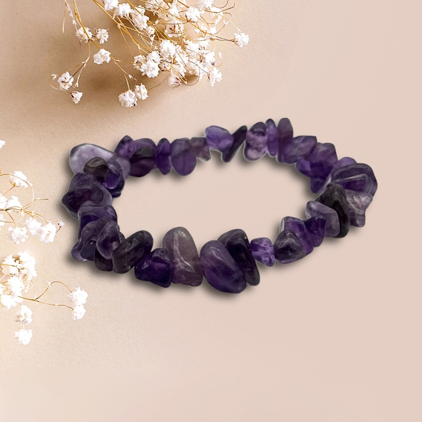 Splitterarmband Amethyst