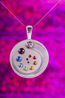 Chakrenkette silber Kehlchakra