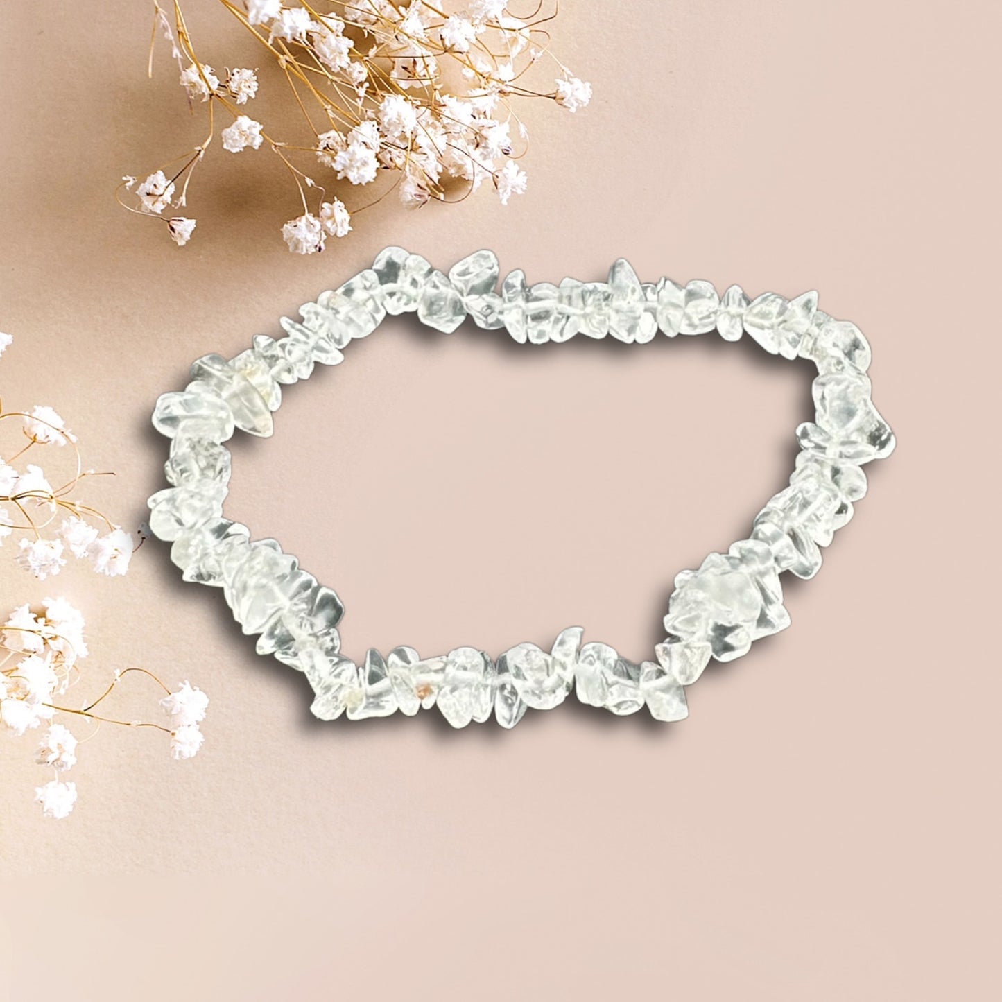 Splitterarmband Bergkristall