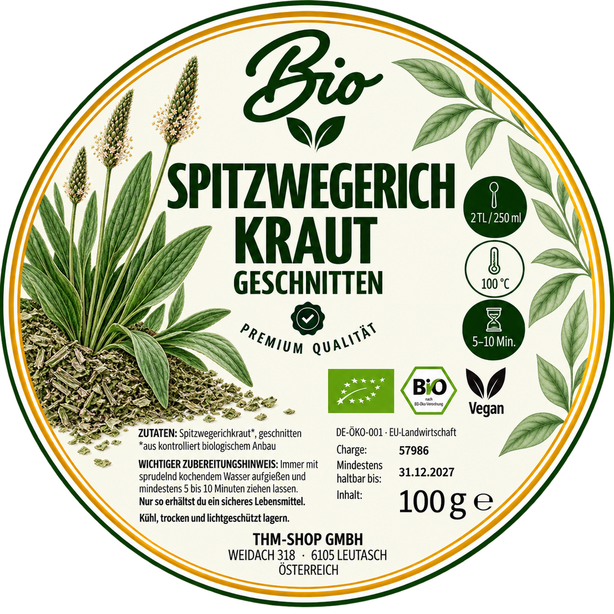 Spitzwegerich 100g