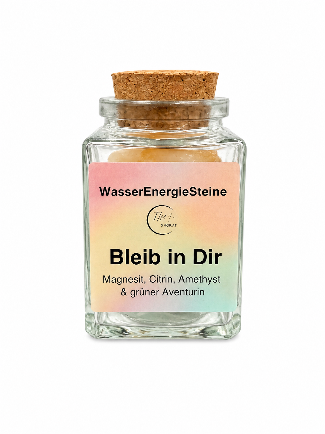 Wasser Energie Steine "Bleib in dir"