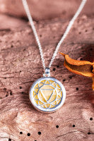 Chakrenkette silber Solar Plexus