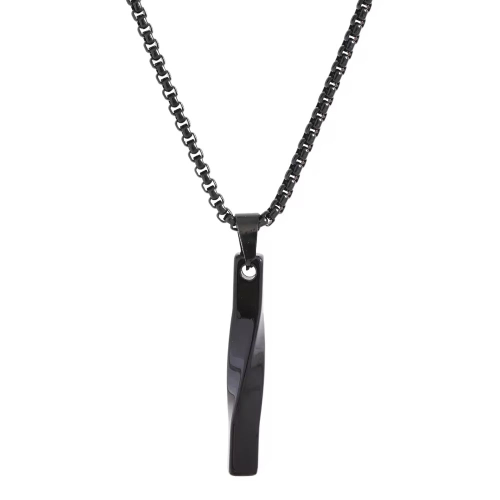 Halskette Edestahl Schwaz Herren
