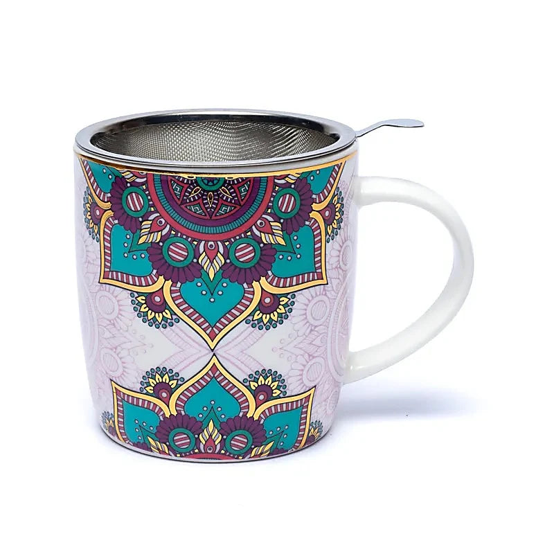 (Tee) Tasse Mandala Türkis