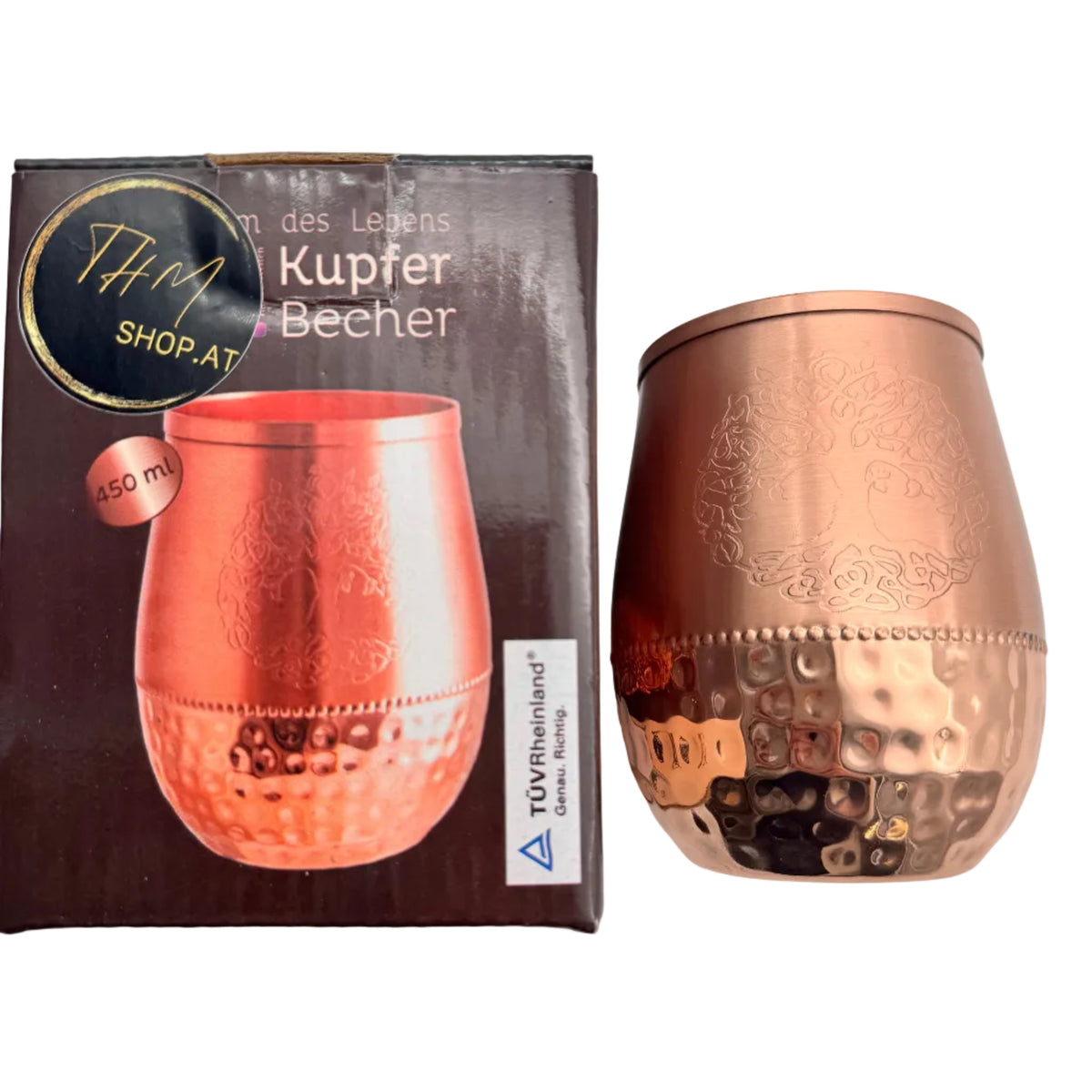 Kupfertrinkbecher 450 ml