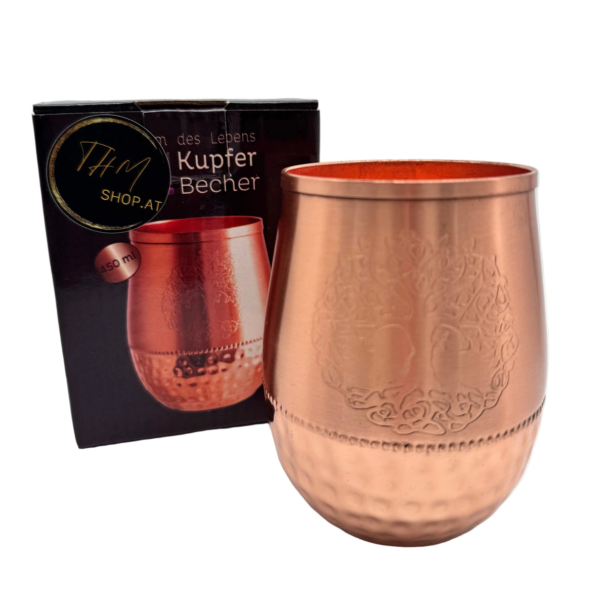 Kupfertrinkbecher 450 ml