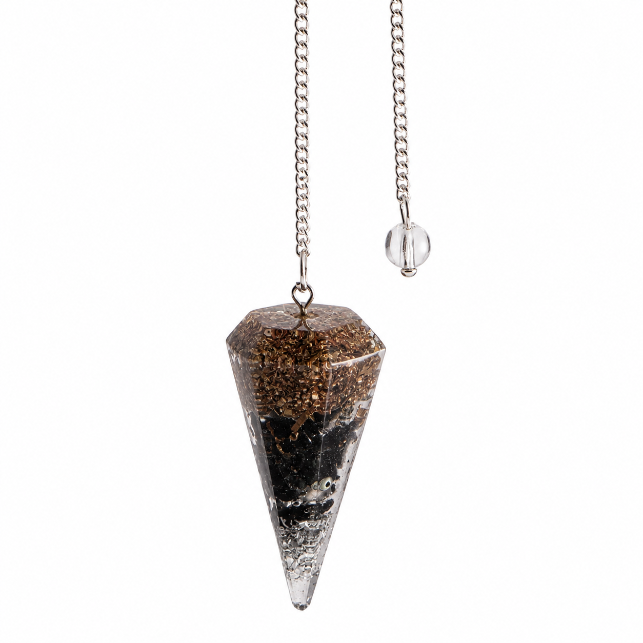 Orgonpendel Obsidian