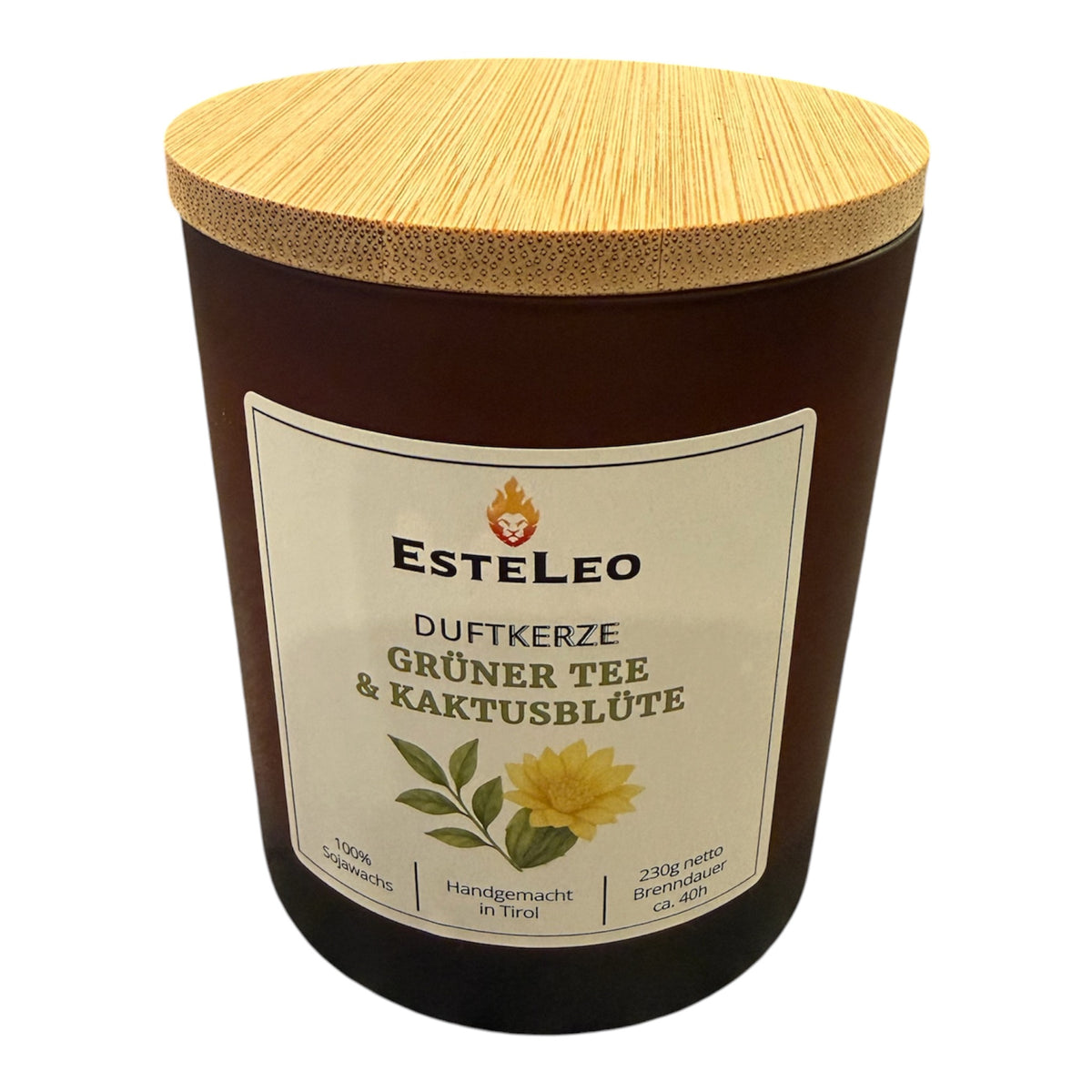 Grüner Tee & Kaktusblüte Kerze