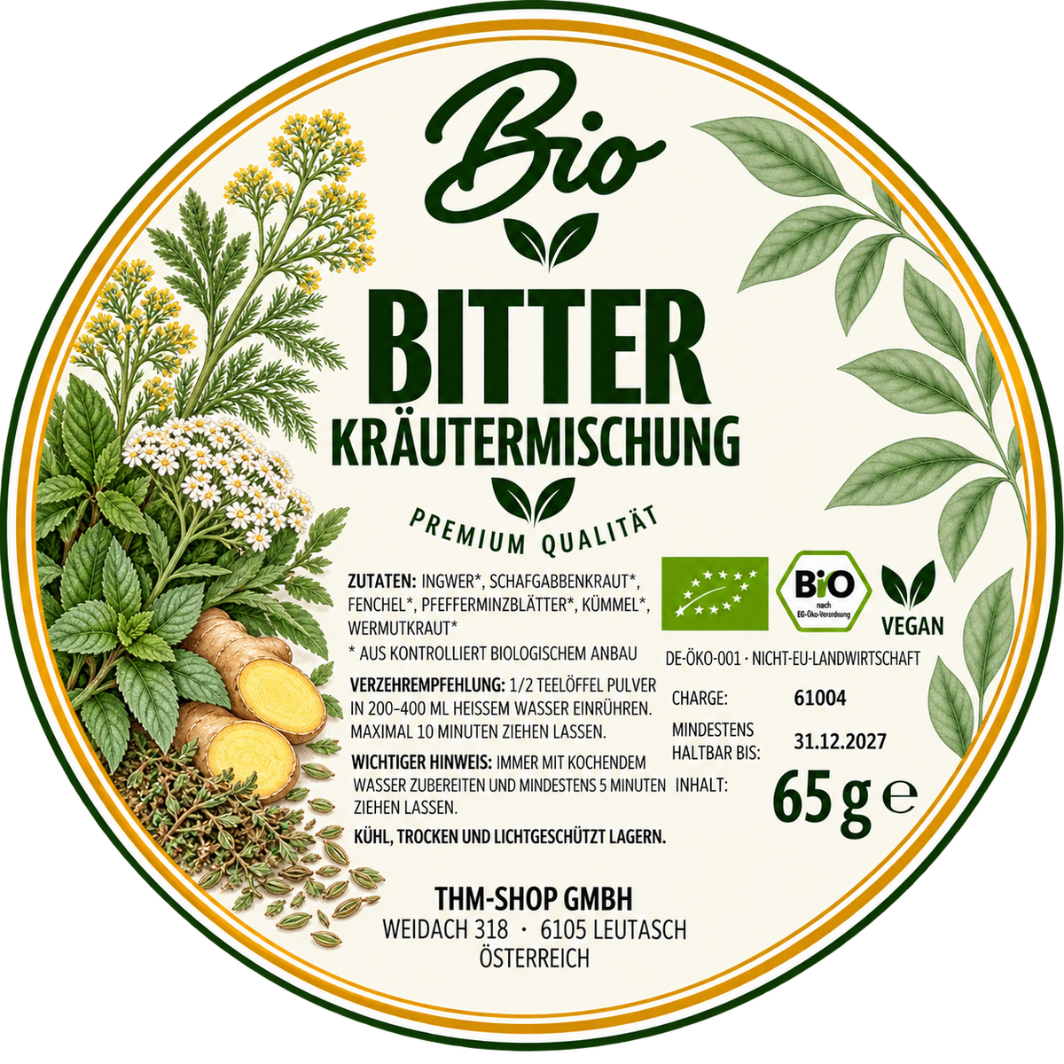 Bitter Kräutermischung 65 g