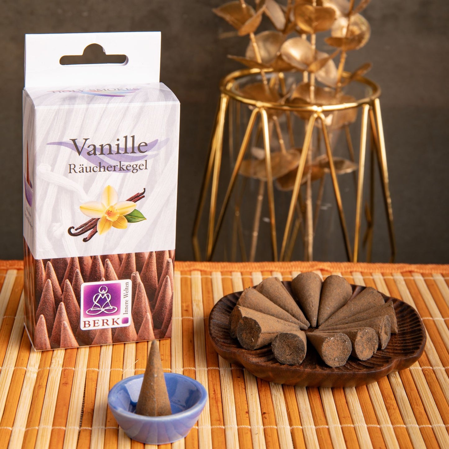 Räucherkegel Vanille