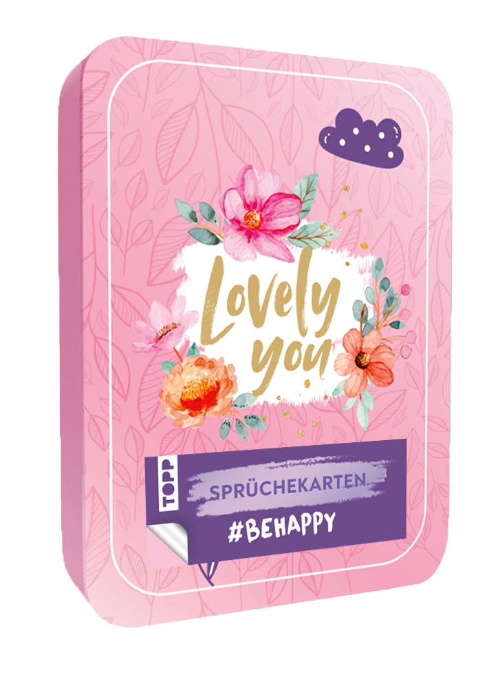 Lovely You - Sprüchekarten Be Happy