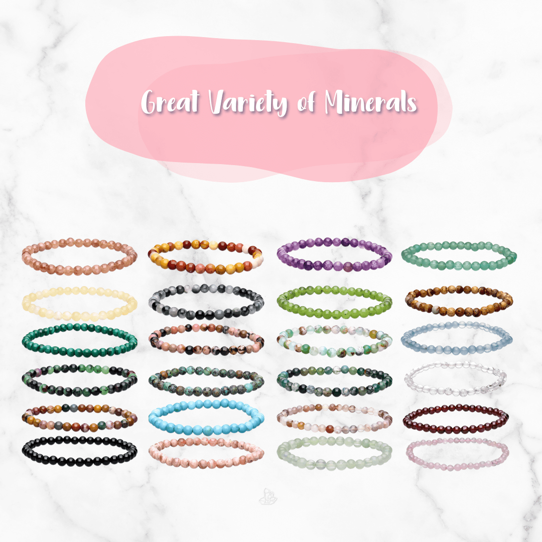 Armband aus schwarzem Turmalin, 6 mm