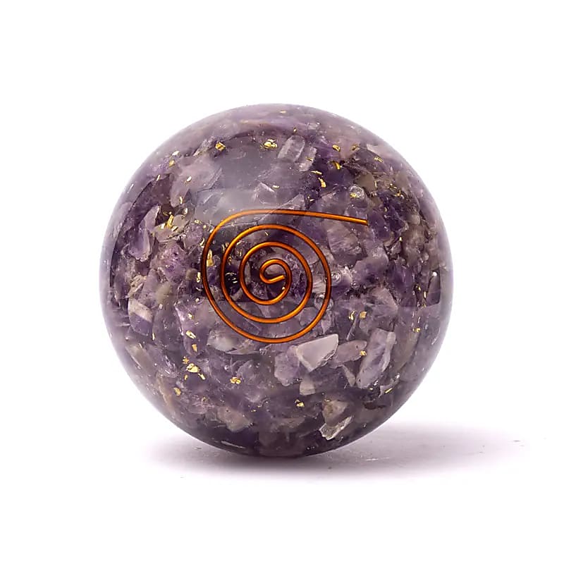 Orgonit Kugel Amethyst