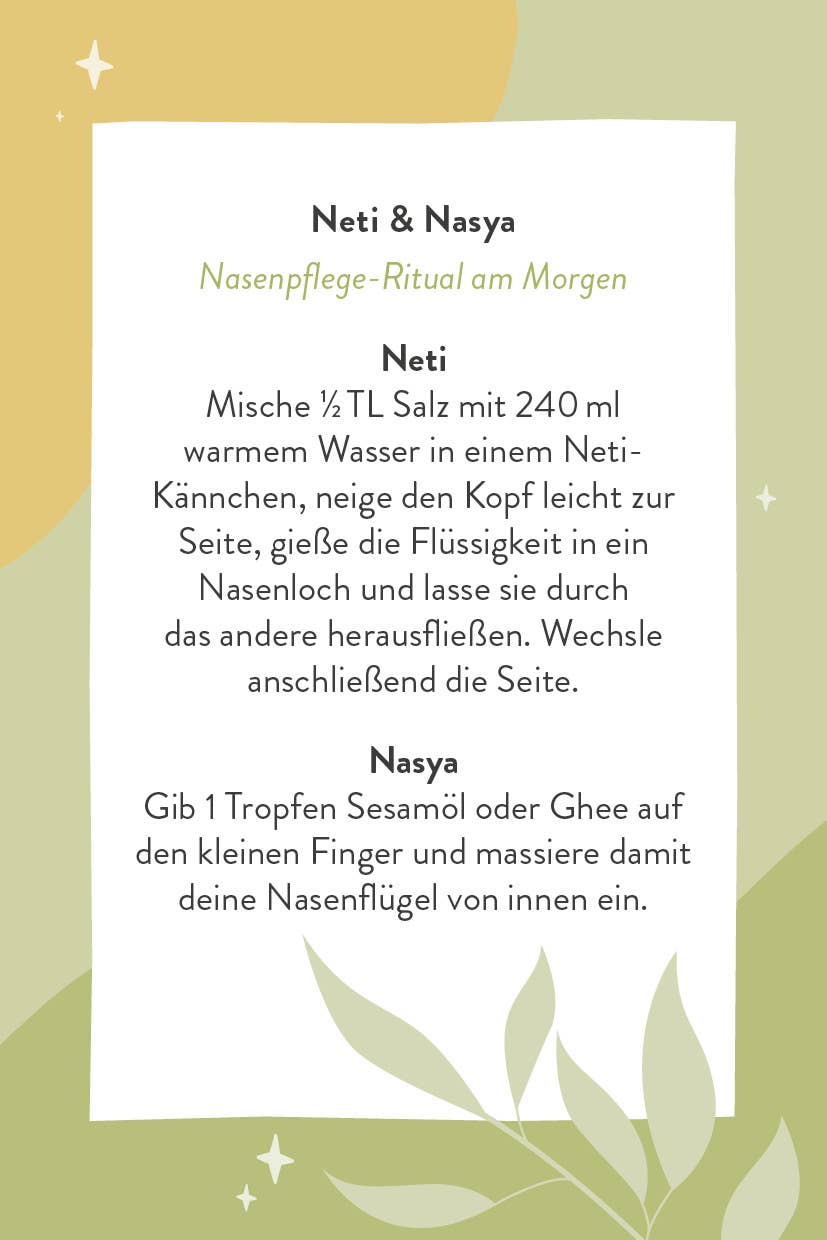 Kartenbox: Ayurveda – Leben in Balance – 64 Karten