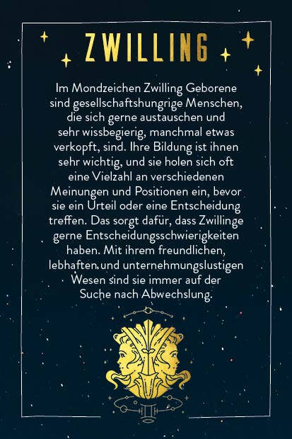 Karten-Box: Mondlicht