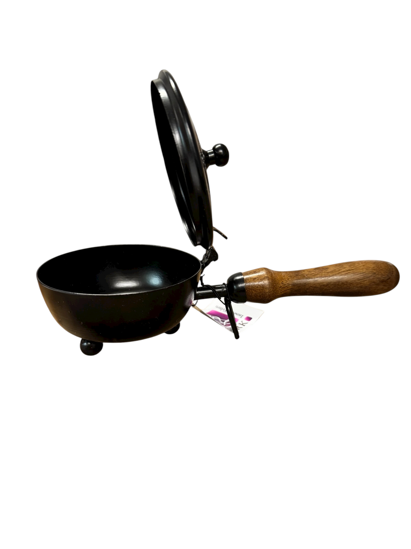 Räucherpfanne Schwarz Ornament 8 cm