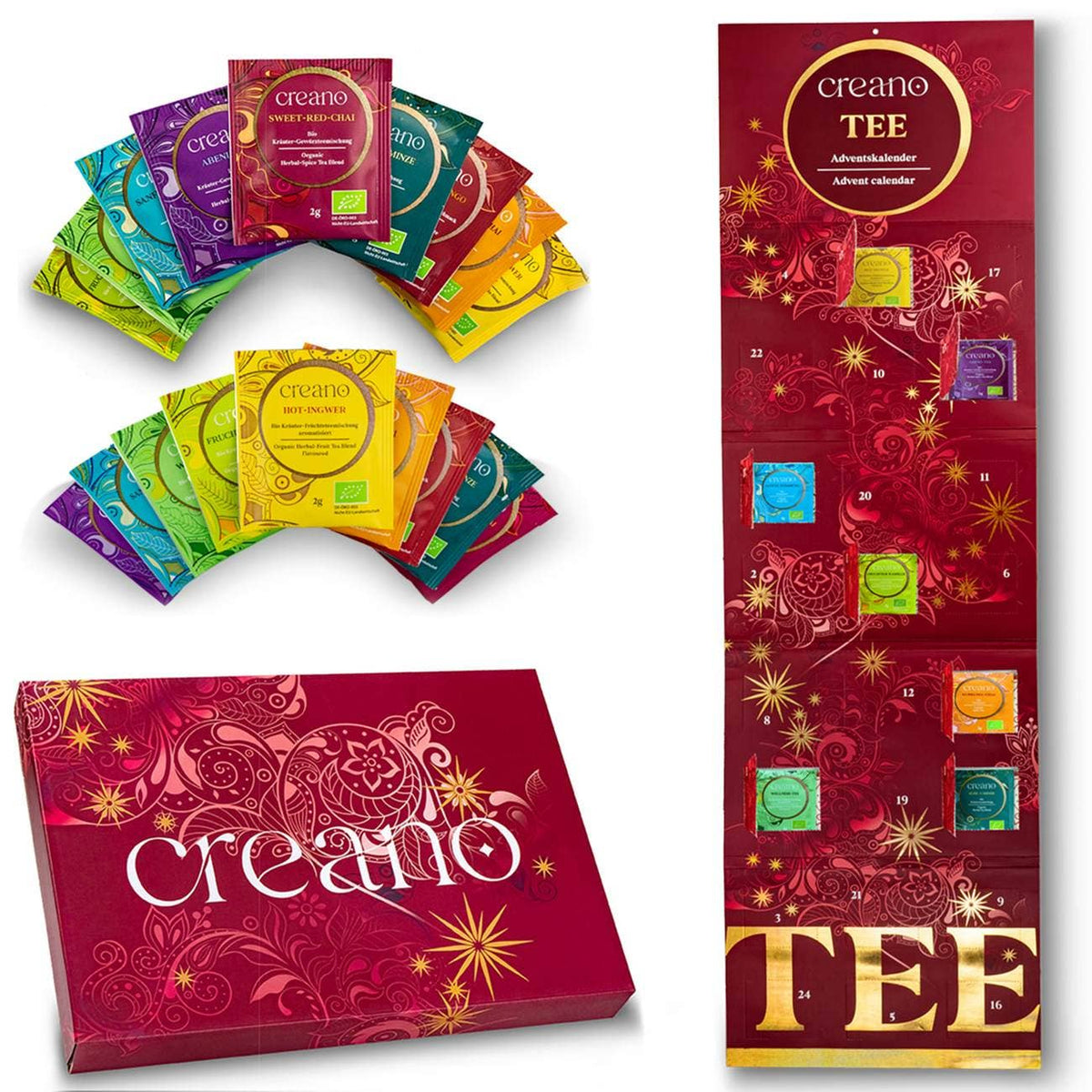 Adventskalender, BIO Teebeutel-Tee *²