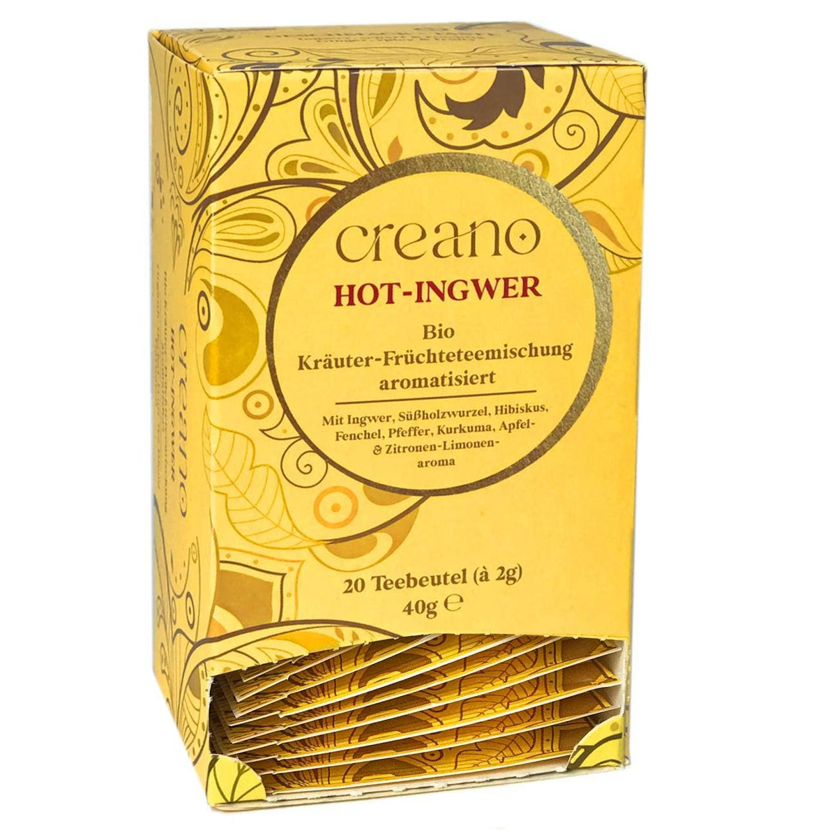 20er Pack Bio-Teebeutel Hot-Ingwer*
