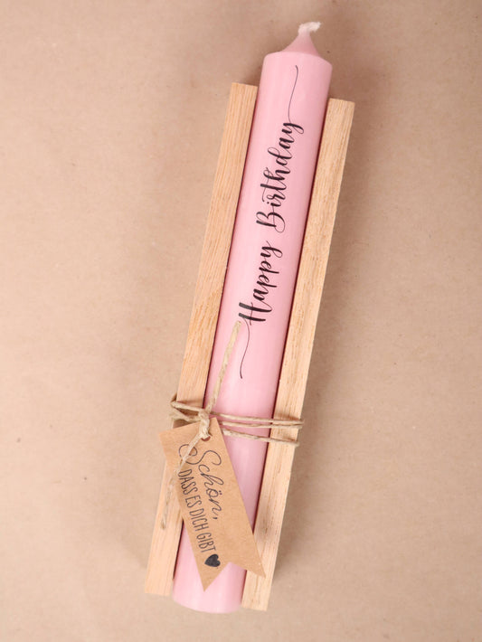 "Happy Birthday" Kerze - Bestseller Geschenk | Geburtstag: Mix-Box bunt