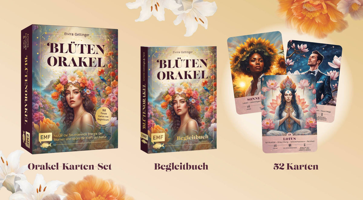 Orakel-Karten-Set: Blütenorakel