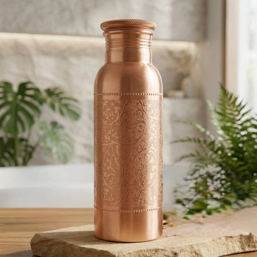 Mandala Kupferflasche 600 ml
