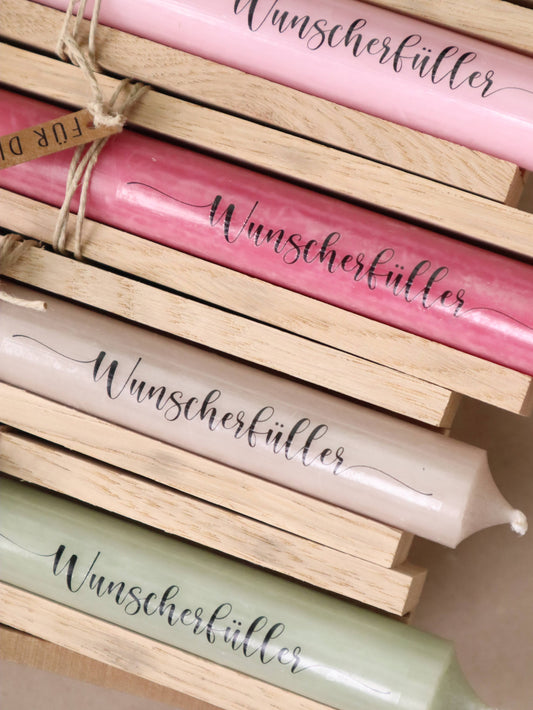 "Wunscherfüller" Kerze - Bestseller Geschenk | Damen: Hellgrün