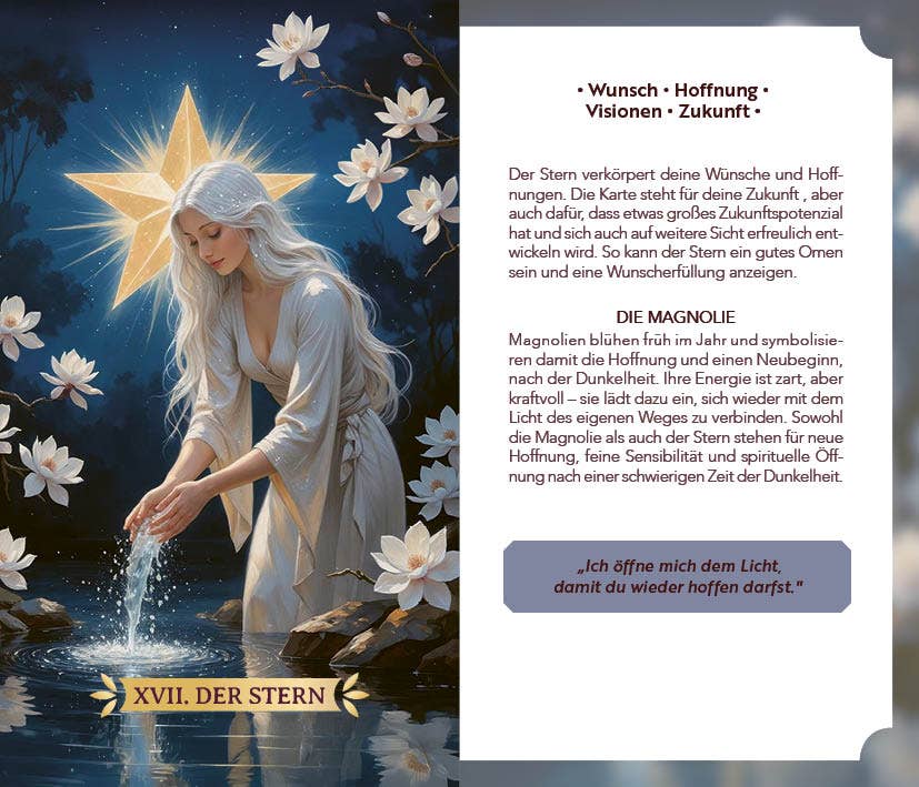 Tarot-Kartenset: Blütentarot