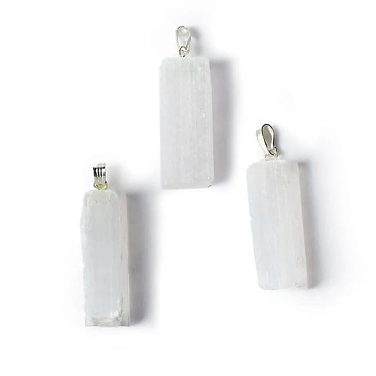 Anhänger Selenit roh