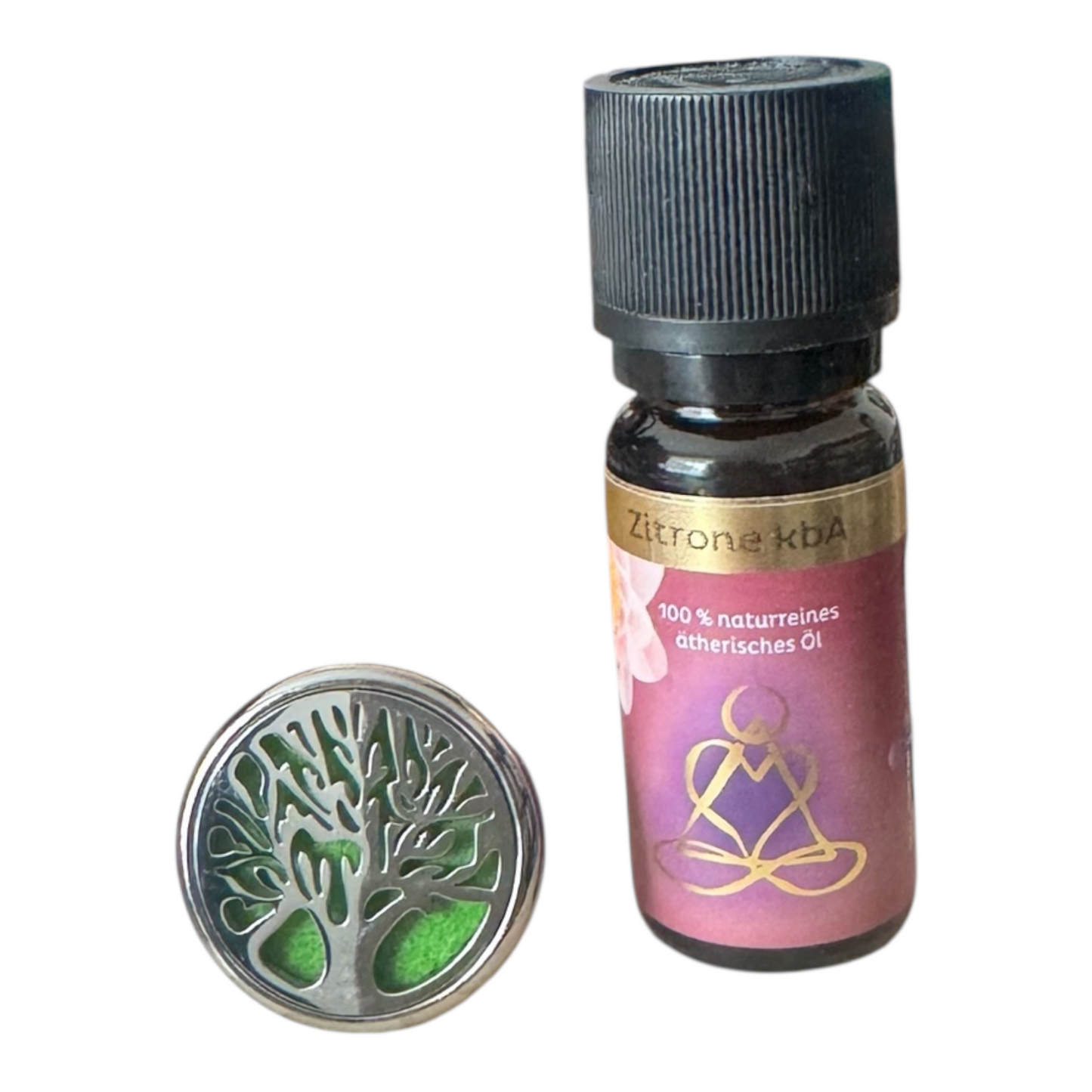 Auto Stecker Duft Set grün mit Zitrone ätherisches Öl