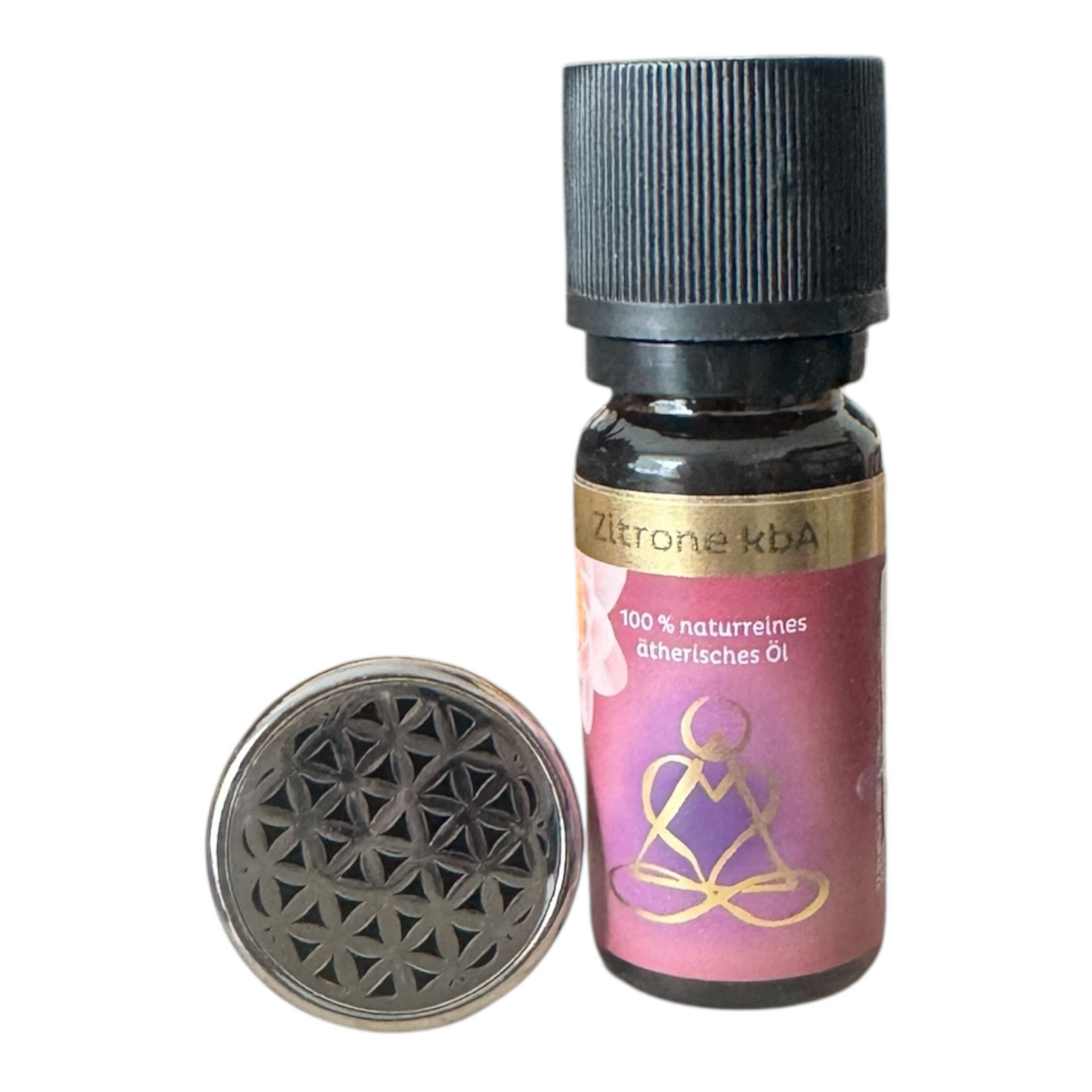 Autostecker SET schwarz. mit Zitrone ätherisches Öl 