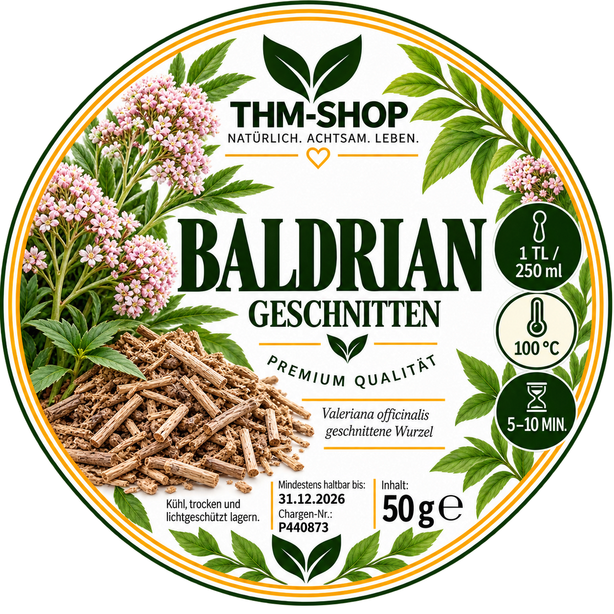 Baldrian geschnitten 50 g