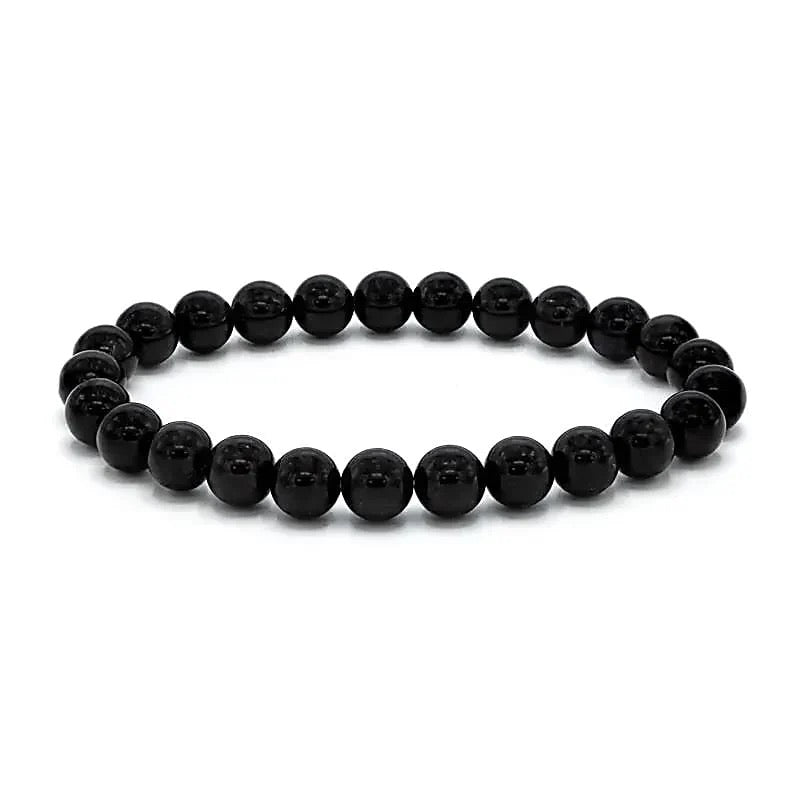 Armband für breites Handgelenk mit schwarzem Turmalin Armband für breites Handgelenk mit schwarzem Turmalin