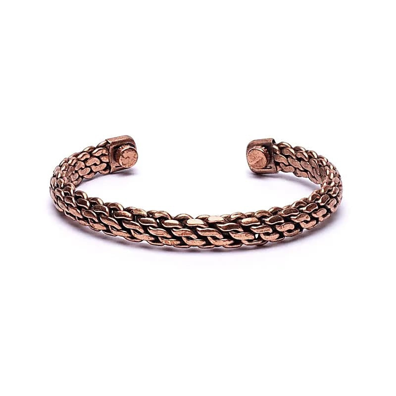 Armband Kupfer geflochten magnetisch