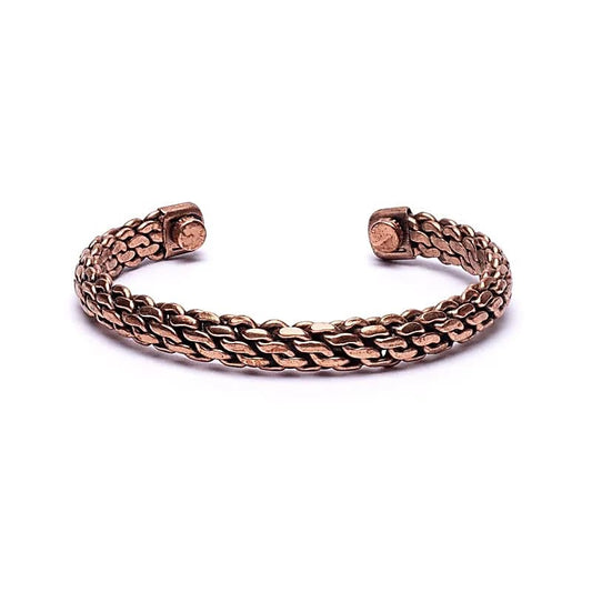 Armband Kupfer geflochten magnetisch