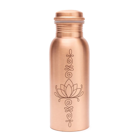 Kupferflasche Lotus