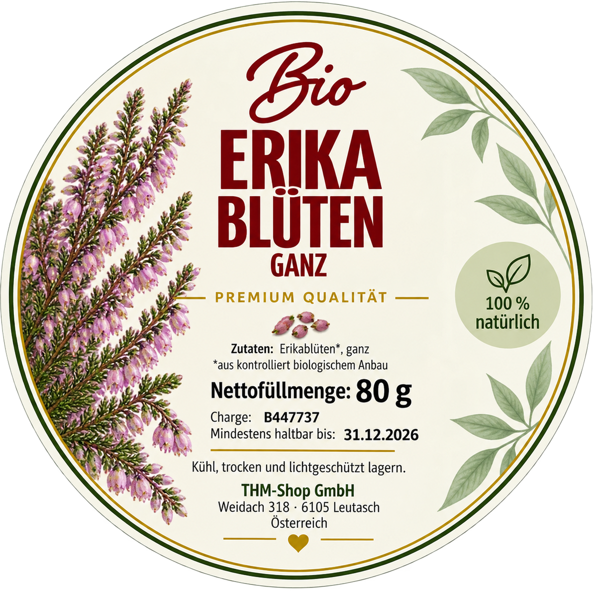 Erika Blüten - Heidekraut 80 g