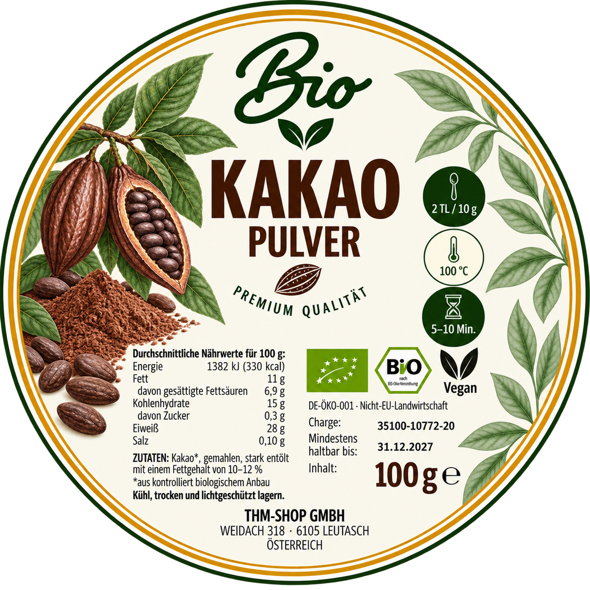 Kakao 100 g