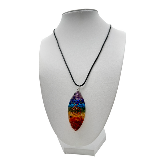 Chakrenanhänger Lederband kette