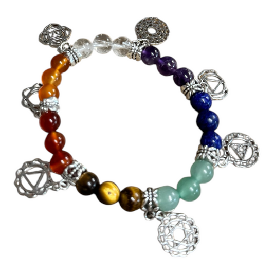 Chakrenarmband mit Anhängern Chakren