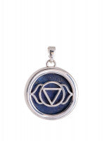 Chakrenkette silber Drittes Auge 