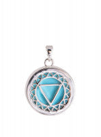 Chakrenkette silber Kehlchakra