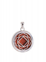 Chakrenkette silber Wurzelchakra 3