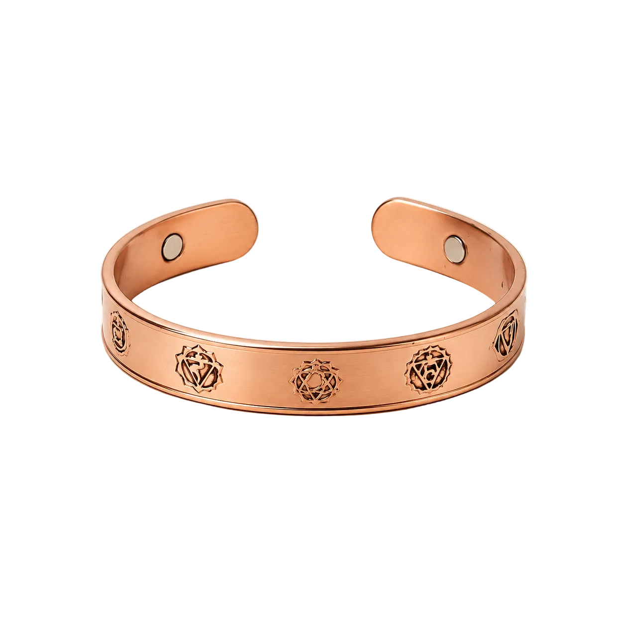 Armband Kupfer Chakrasymbole Magnetisch